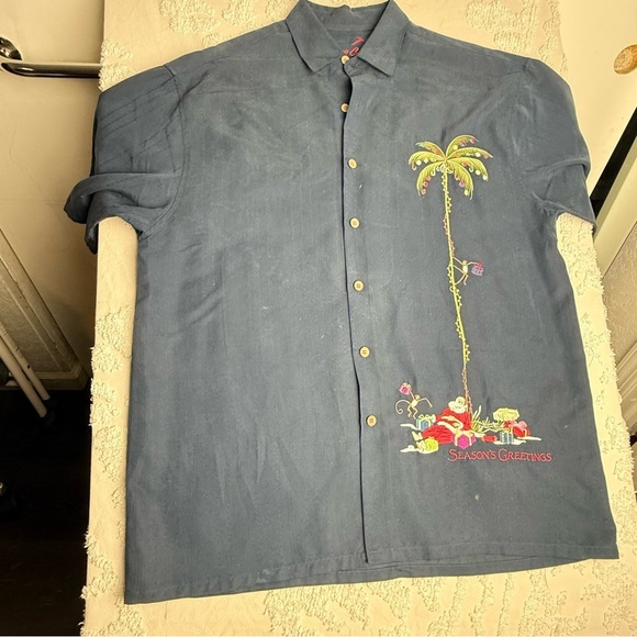 Men's Blue Holiday Shirt